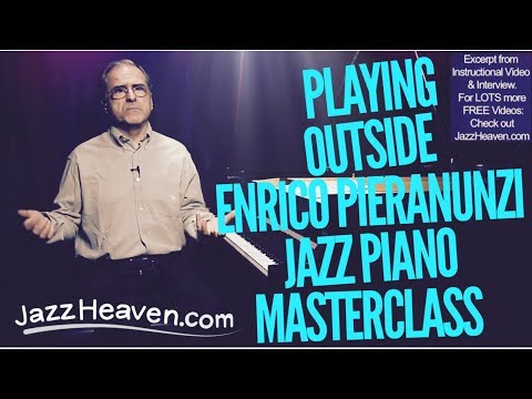 Enrico Pieranunzi "Playing "Outside" Jazz Piano Lesson JazzHeaven.com Excerpt