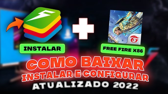 COMO BAIXAR FREE FIRE X86 ATUALIZADO? - TUTORIAL 