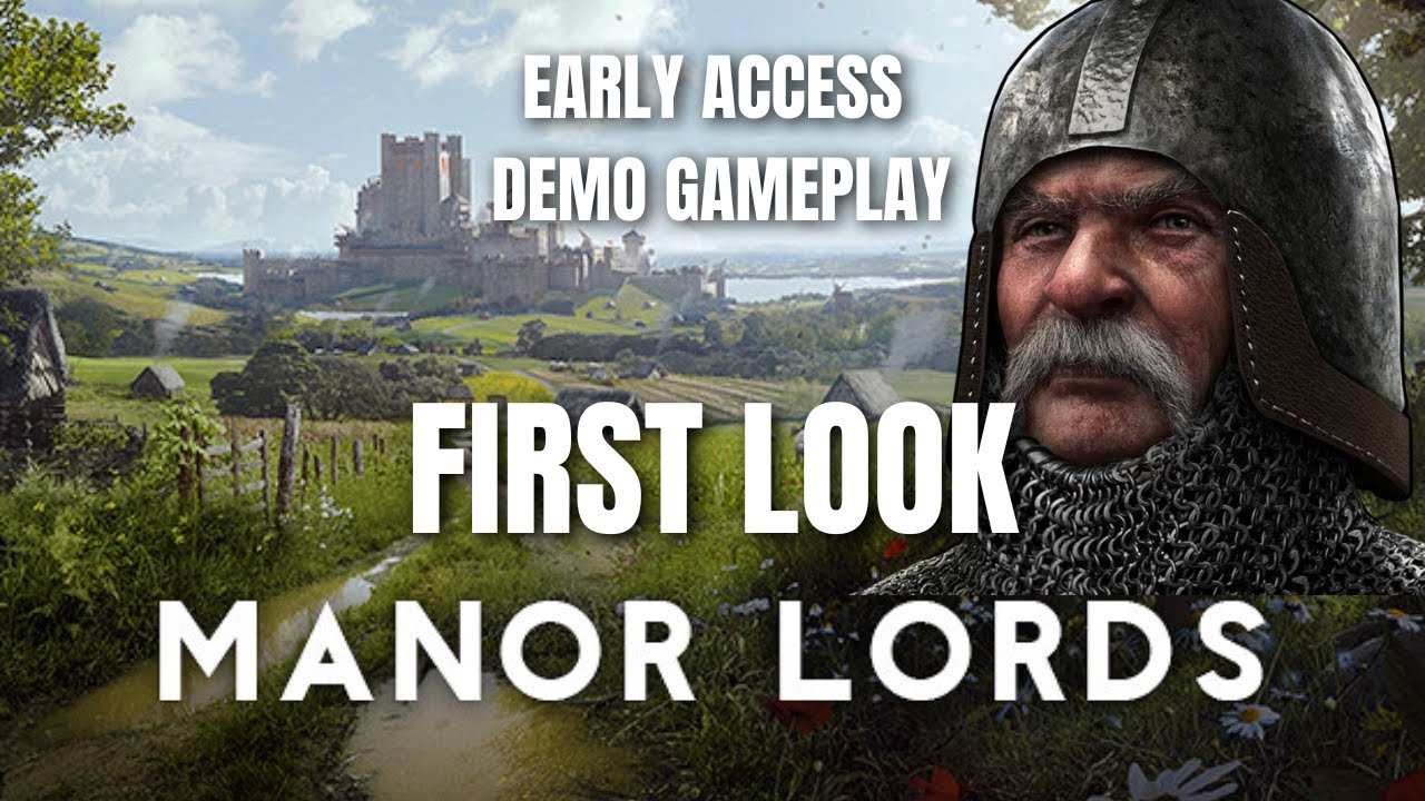 MANOR LORDS Pre Release Demo Gameplay New Indie Strategy Game *Episode 1*