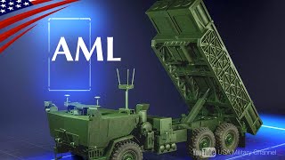 米軍新型兵器【HIMARSの運転席つぶして長射程ミサイル積んでみた】射程500km以上？無人ミサイル車両｢AML｣