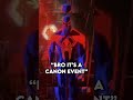 “Bro it’s a canon event” #spiderverse #canonevent #meme #spiderman #marvel  #shorts