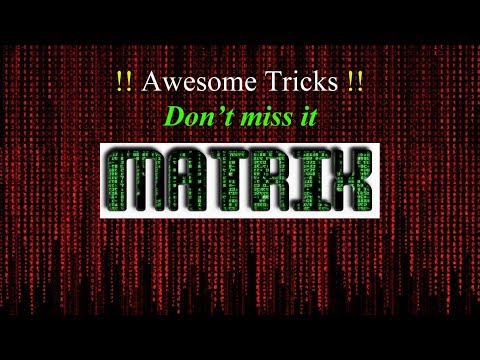 CMD awesome tricks,make a cool matrix and impress your friends.