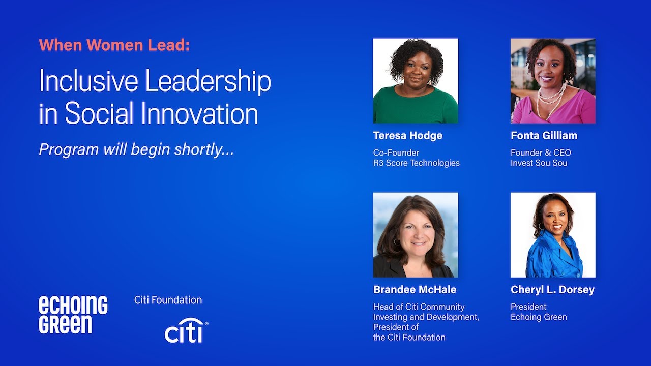 When Women Lead: Inclusive Leadership in Social Innovation - YouTube