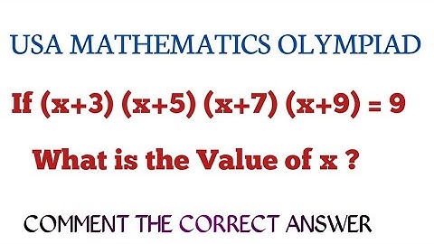 USA Mathematics Olympiad Questions| Algebra| Harvard University Interview Questions for USA #usa 