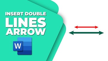 How to insert double lines arrow in word