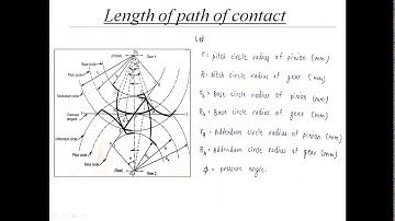 Length of path of contact