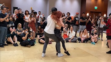 Kuna and Tori dancing to Say My Name (Cover) 2022 DC Zouk and Bachata after class demo