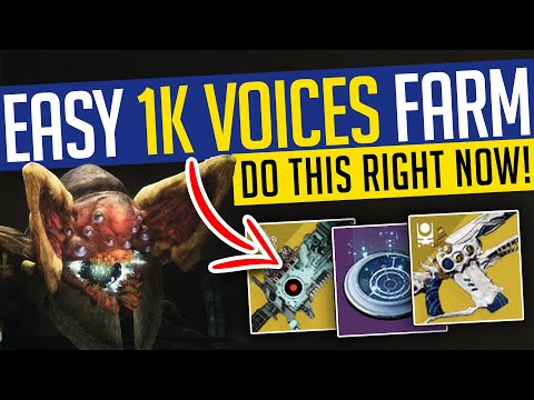 Destiny 2 | EASY 1K VOICES FARM! GUARANTEED Keys, Riven Cheese & More! - Season of the Haunted