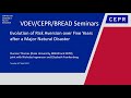 VDEV/CEPR/BREAD 28 - Evolution of Risk Aversion over Five Years after a Major Natural Disaster