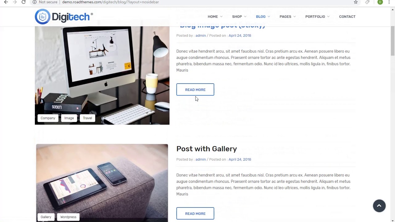 Digitech Theme for WooCommerce WordPress - YouTube