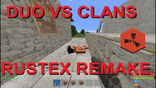 RUSTEX REMAKE - DUO DOMINATION ON UNLIMTED 400+ PLAYERS / RUST / #rustme #rustexremake #rust #shorts