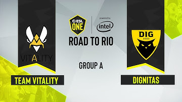 CS:GO - Dignitas vs. Team Vitality [Nuke] Map 1 - ESL One: Road to Rio - Group A - EU