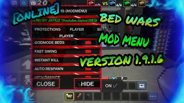 BED WARS ||V1.9.1.6|| MOD MENU BY JAYIUZ