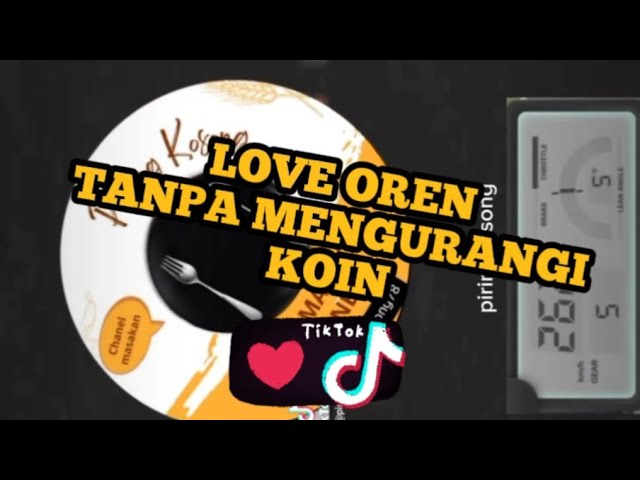 Trik Absen /  Love Oren tanpa mengurangi koin tik tok kita tetap aman.