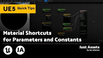 UE QuickTip | Material Shortcuts for Parameters and Constants
