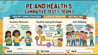 GRADE 5 SUMMATIVE TEST 1 TERM 1 PE AND HEALTH 5