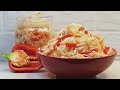 Быстрая, хрустящая, маринованная КАПУСТА "Провансаль"