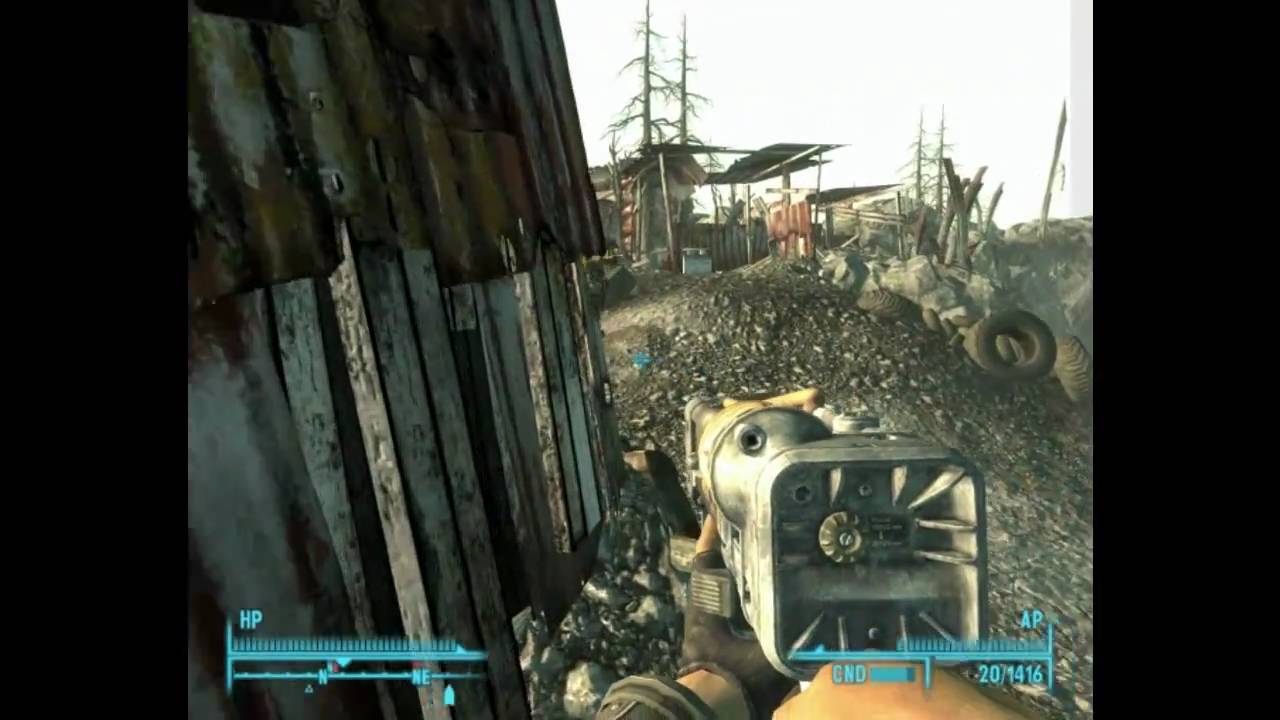 Fallout 3 Storming The Clifftop Shacks YouTube