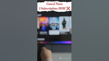 Cancel These 3 Subscriptions NOW ❌ #shorts