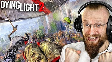 Surviving The Zombie Apocalypse with The Paraglider! - DYING LIGHT 2 (Part 11)