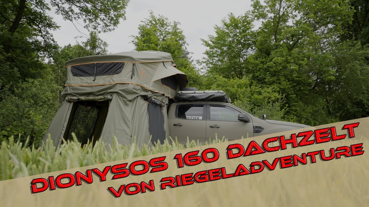 Riegeladventure Dionysos 160 Dachzelt Green Edition | Vorstellung Aufbau und Details | Eagle ontour