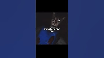 analog horror now vs then☠️..#analoghorror #edit