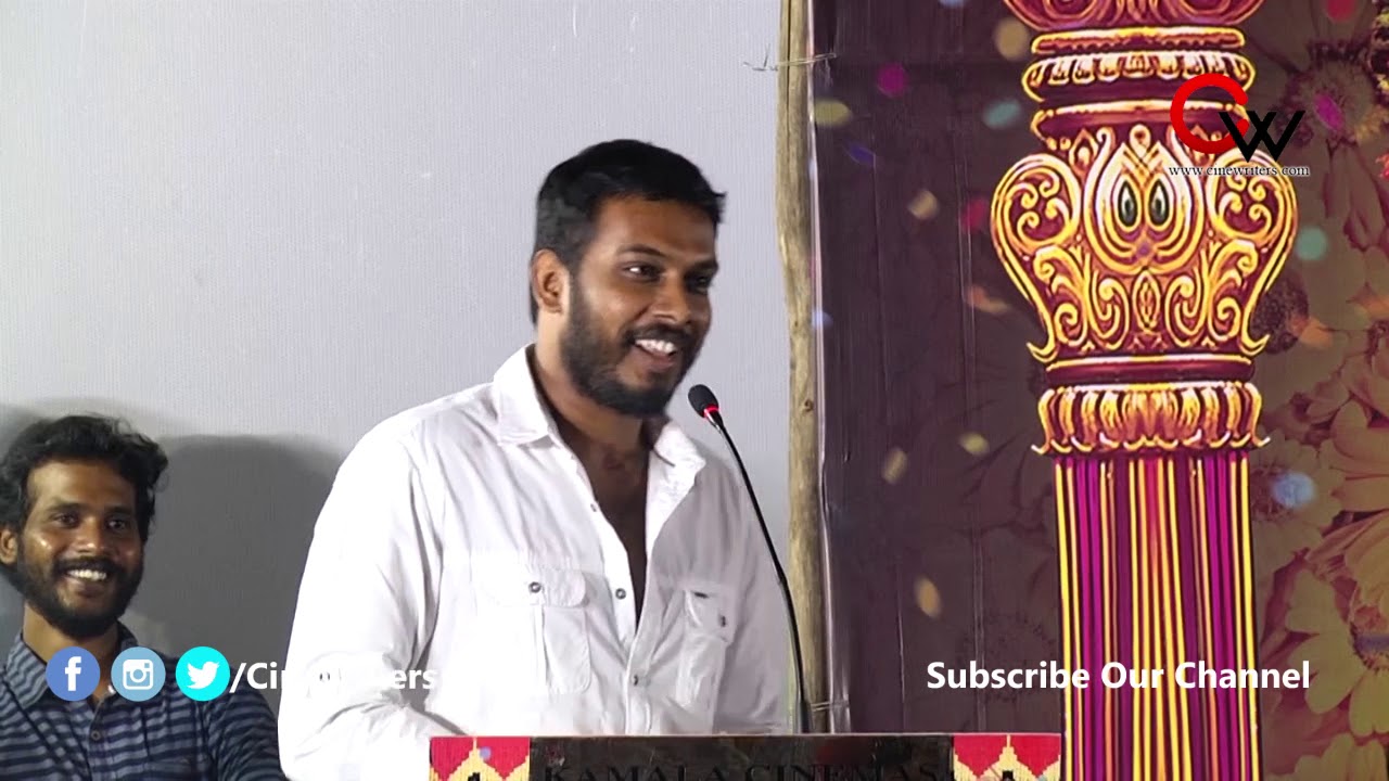 Adangamaru Director Karthik Thangavel Speech at Thirumanam Audio launch