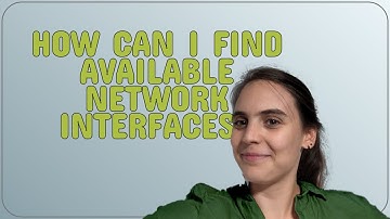 Unix: How can I find available network interfaces?