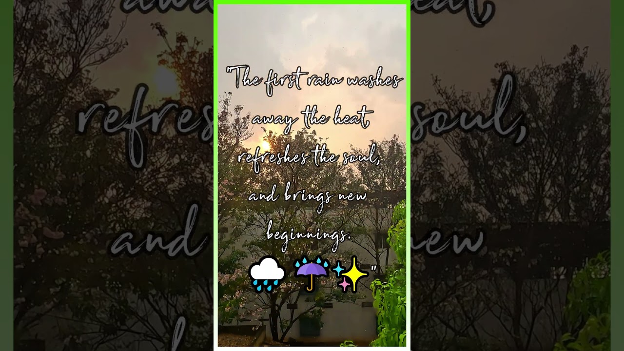 First Rain of 2025 in Bangalore | Cool Showers After the Heat! ☔ 