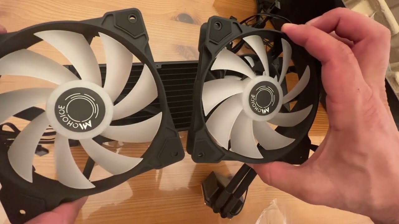 The AIO Ultimate Design, 360mm CPU Water Cooler RGB Fan - YouTube