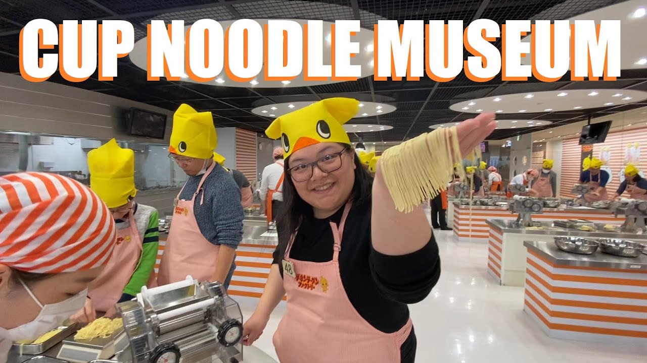EP22 Seeing Japan Osaka Cup Noodle Museum Tour, Chicken Ramen Making