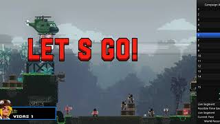 Broforce speedrun Campaign any% NG+ AGDQ 2020 submission