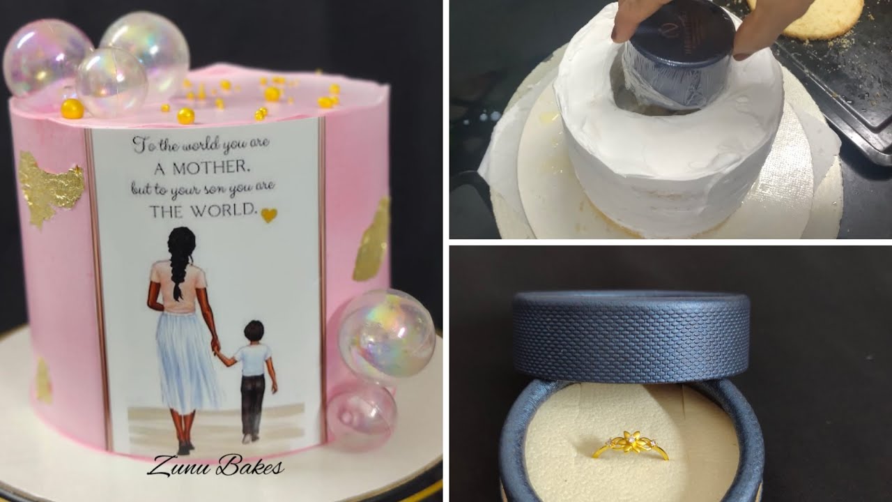 Milkynut nut cake tutorial || surprise birthday gift