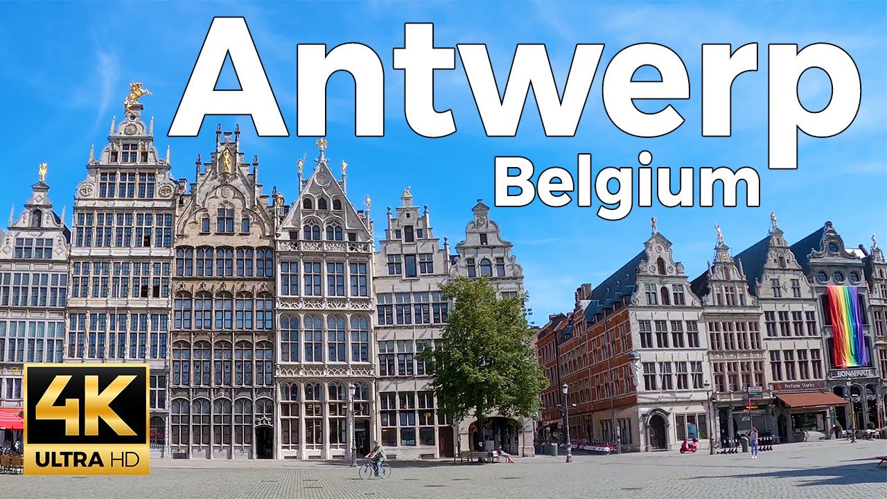 Antwerp Belgium Walking Tour 4k Ultra Hd 60fps Youtube