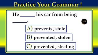 Practice Your Grammar | 30 English test | All tenses practice Exercise | No.1 Quality English