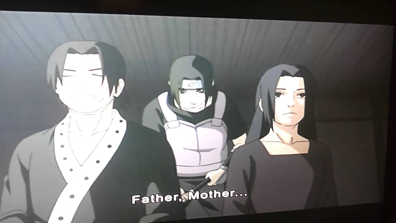 Itachi Last Moments With Father And Mother
