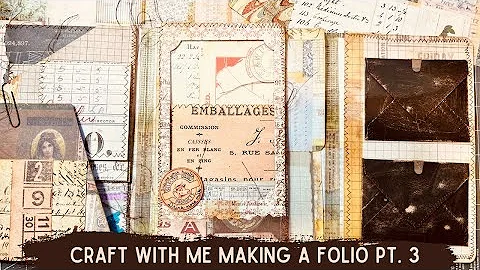 Craft With Me Making Folio Pt 3
