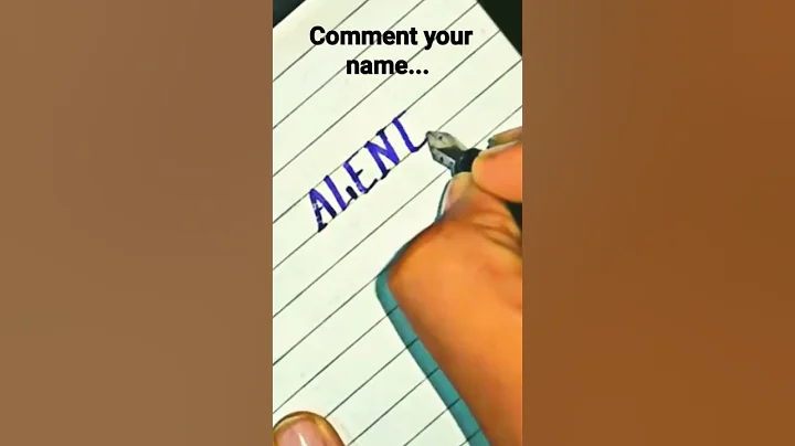 Alene Thomas name writing... #shorts #viral