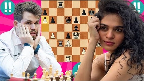 Carlsen vs Tania Sachdev – A Game Full of Style and Strategy