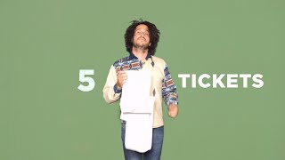 5 TICKETS - a Live Performance / Dedication to the NYPD / Caleb Hawley