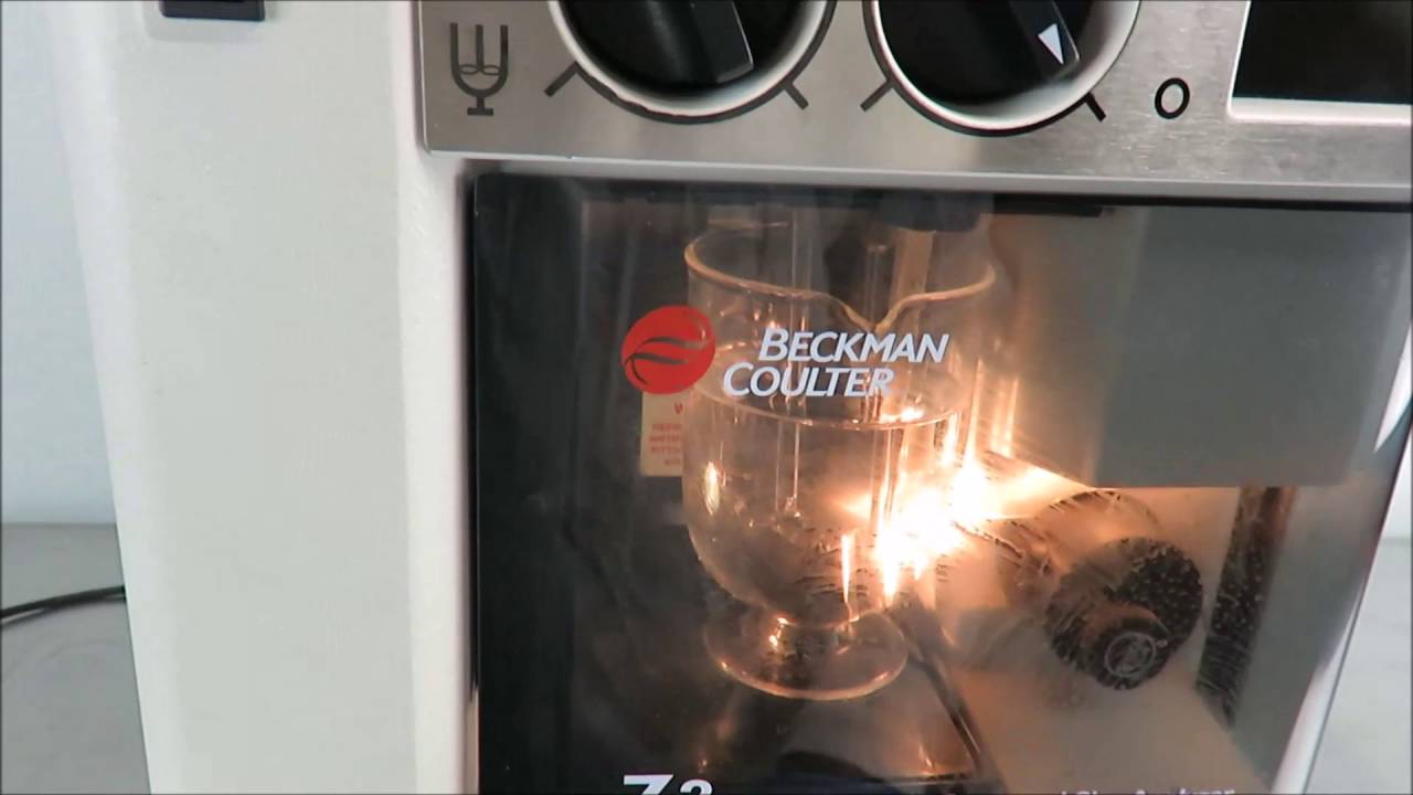 Beckman Coulter Z2 Cell Counter - YouTube