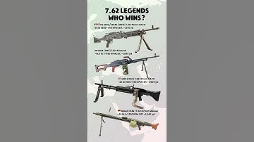 7.62 Legends: PKM vs M240 vs MG42 vs M60