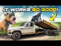 ROCK HAUL! 1984 Toyota Dump Bed gets PUT TO WORK! Upgrades added!