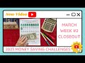 Cash Stuffing Money Saving Challenges for Weeks #2 of March - TracEy Monster Savings on Etsy