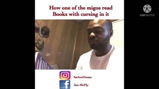 How one of the migos read books with cursing in it