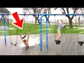 People vs nature  crazy weather fails caught on camera