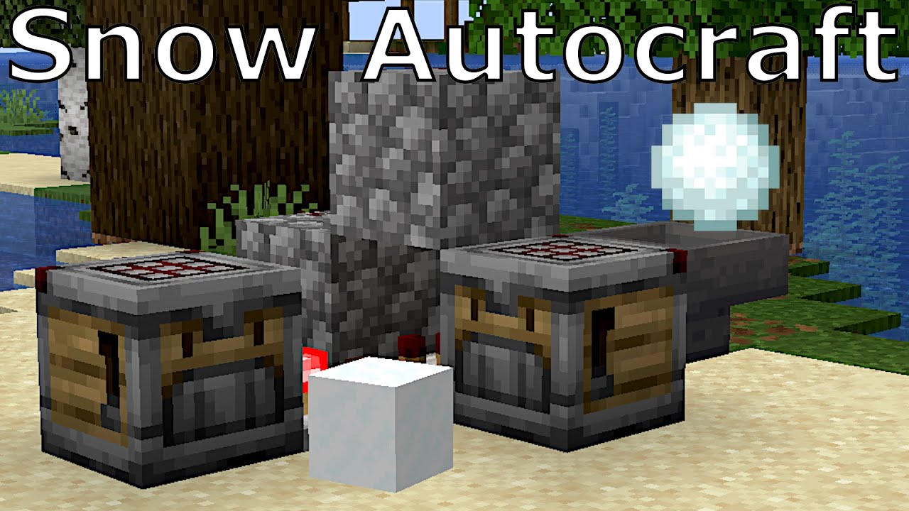 Snow Block Autocraft | Minecraft 1.21+