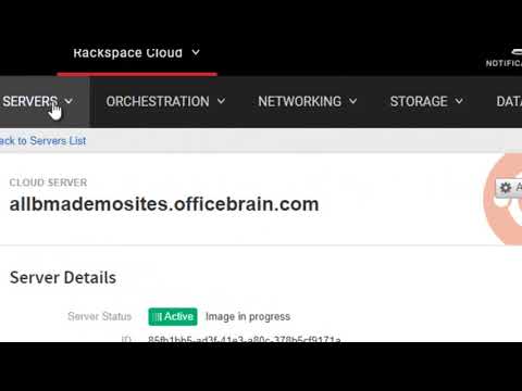 Rackspace Backup of an Image