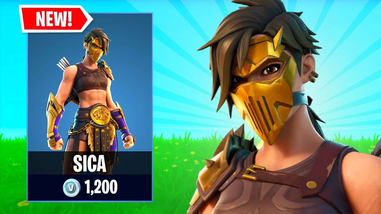 NEW SICA Skin Gameplay in FORTNITE! (Sica Bundle Showcase) YouTube