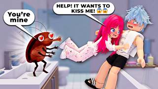 My Annoying STEP BROTHER Is MY HIGH SCHOOL CRUSH (Episode 2) | Roblox Story screenshot 2